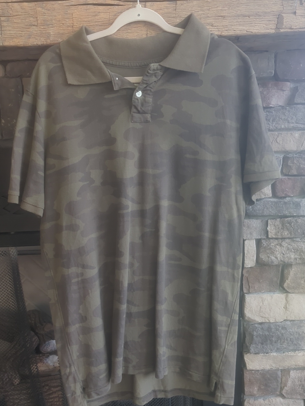 Mossimo Supply Camo Polo Shirt Size XL